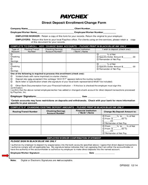 2022 Direct Deposit Form Fillable Printable Pdf And Forms Handypdf 7978