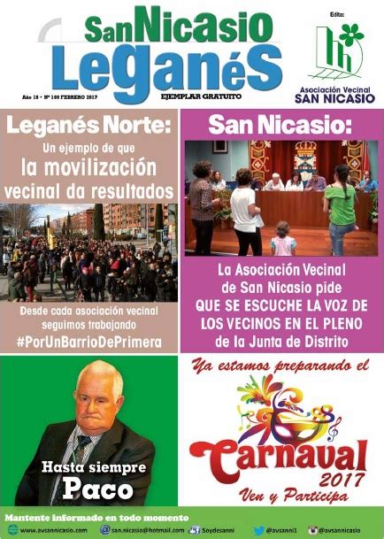 Revista AV San Nicasio Asociación Vecinal San Nicasio