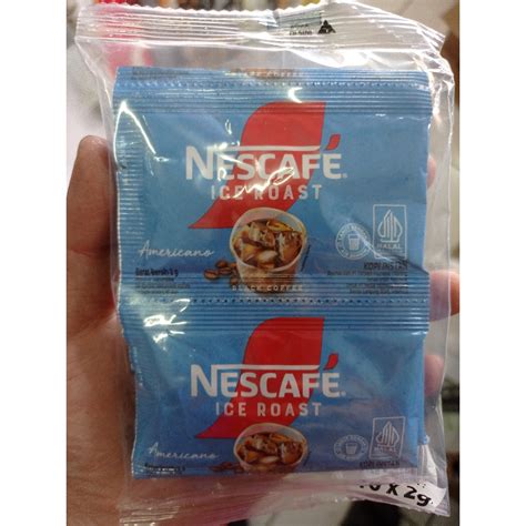 Jual NESCAFE ICE ROAST 10x2GR KOPI INSTAN DINGIN AMERICANO RENCENG PER