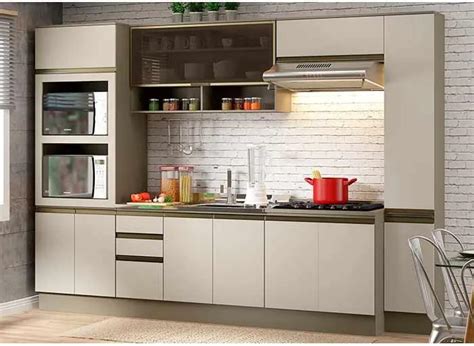 Cozinha Henn Connect Completa Mdf Duna Cristal Biano