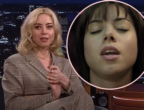 Aubrey Plaza Reveals She Had To Masturbate FOR REAL In Front Of A