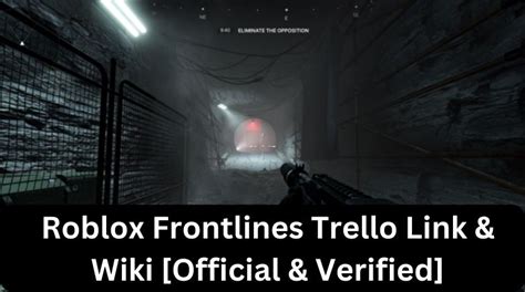 Roblox Frontlines Trello Link And Wiki [official And Verified][january 2025