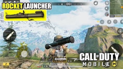 New Rocket Launcher Gameplay In Call Of Duty Mobile Battle Royale Youtube