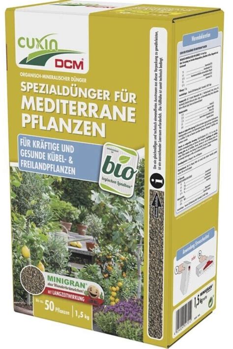 CUXIN DCM DCM Spezialdünger für mediterrane Pflanzen 1 5kg ab 14 99