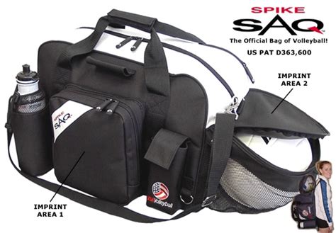 Spike Saq Volleyball Bag With Ball Compartment Sports Volleyball Bag