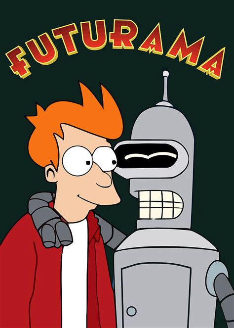 Futurama Poster Painting By Harrison Harris Pixels