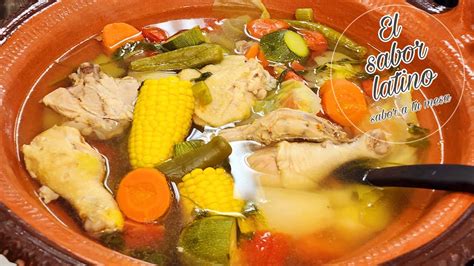 🔴el Mejor Caldo De Pollo 🐔 Rico Y Nutritivo El Sabor Latino ️ Youtube