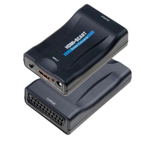 Hdmi Til Scart Adapter Konverter Med Usb Kabel P Fd Fyndiq