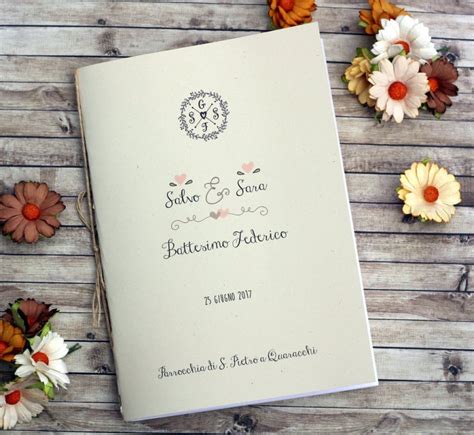 Libretti Messa Matrimonio Colori Grafica Testo