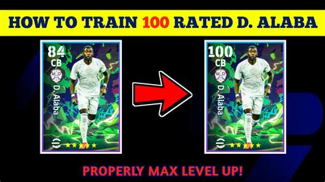 How To Train Nominating D ALABA In Efootball D ALABA Efootball 2024