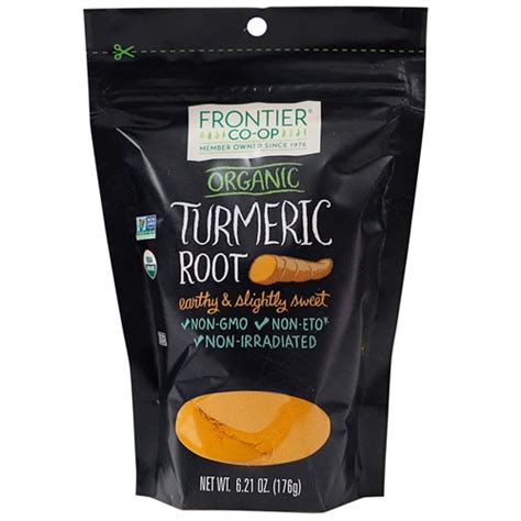 Frontier Co Op Organic Ground Turmeric Root 621 Oz Vitacost