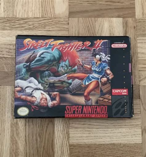 Jeu Street Fighter 2 Super Nintendo Super Nes Snes Ntsc Usa Capcom Arcade Eur 14900 Picclick Fr