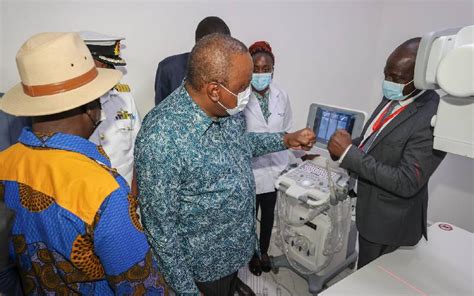 President Uhuru Opens Kibra Level 3 Hospital The Standard Health