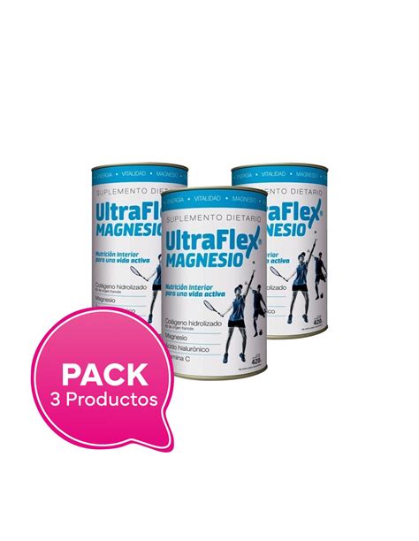 ULTRAFLEX MAGNESIO X 3 UNID COMBO En Farmacias Lider