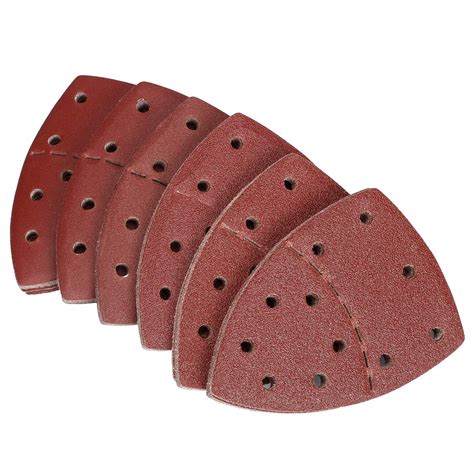 60PCS Sanding Sheets Mouse Sanding Pads Prio Triangle Mouse Sandpaper