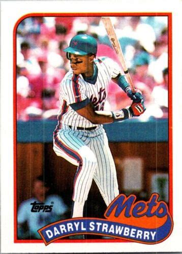 Topps Darryl Strawberry New York Mets Ebay