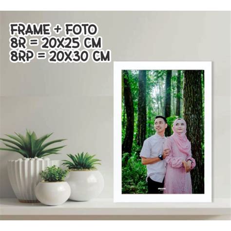 Jual Cetak Foto Bingkai Frame Kaca R Dan Rp Shopee Indonesia