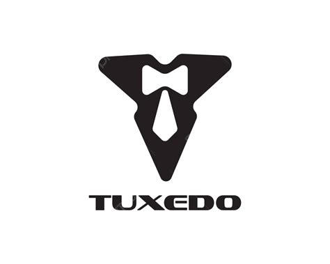 Tuxedo Logo Vector Template Male Clothes Suit Vector Male Clothes