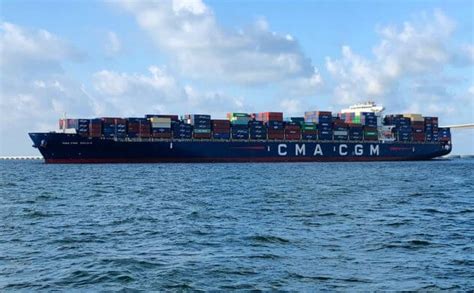 Photos Port Tampa Bay Welcomes Its Biggest Container Ship Cma Cgm Dalila