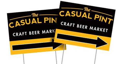 The Casual Pint Trademark Advertising