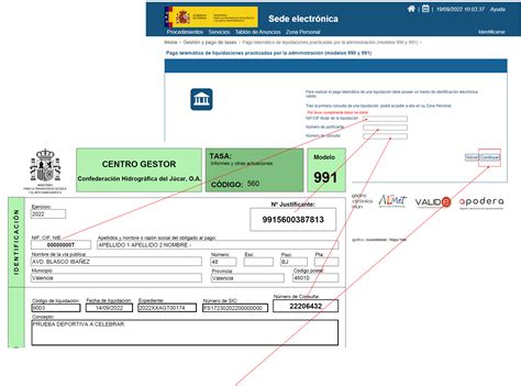 Pago de tasas por vía electrónica