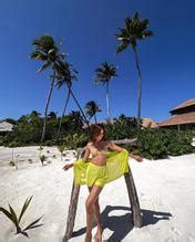 Kat Kristian Hot Bikini Pics At Maldives AZNude