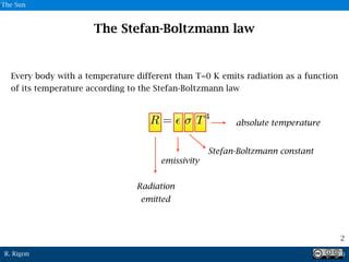 6 C Radiation Stefan Boltzman PPT