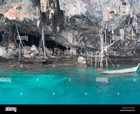 Viking Cave Where Sea Swallow Nests Are Collected For Bird S Nest Soup