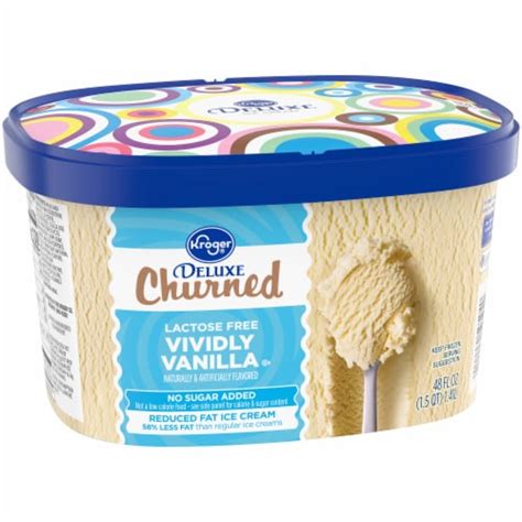 Kroger® Deluxe Churned Lactose Free No Sugar Added Vividly Vanilla Ice