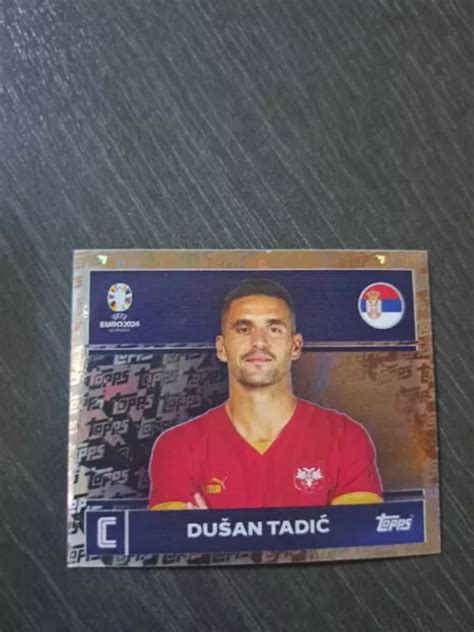 Topps Match Attax Euro Dusan Tadic Srb Parallel Edition