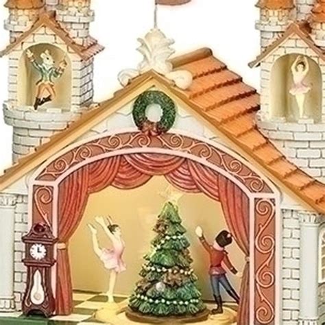 Animated Nutcracker Ballet Castle The Music Box Company