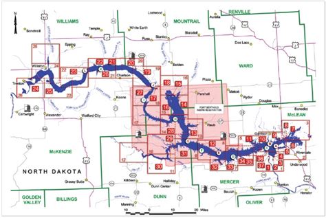 Lake Sakakawea Map | World Map 07