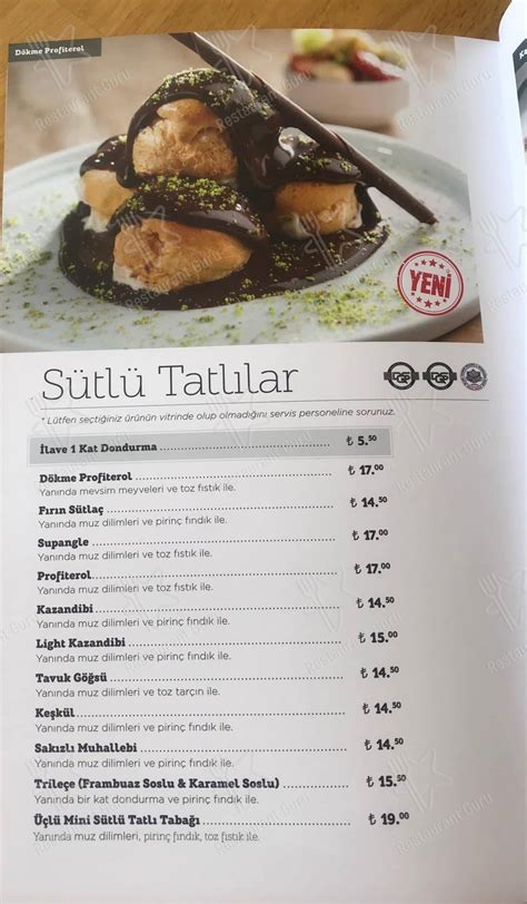 Menu At Bereket D Ner Istanbul Adnan Kahveci Mah Beykent Ar S D