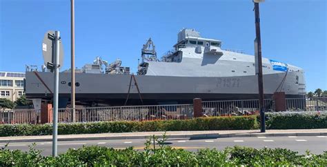 First Of Three Multi Mission Inshore Patrol Vessels Built For Sa Navy By Damen Shipyards In Cape