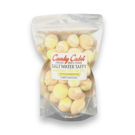 Freeze Dried Banana Cream Pie Saltwater Taffy Candy Cadet