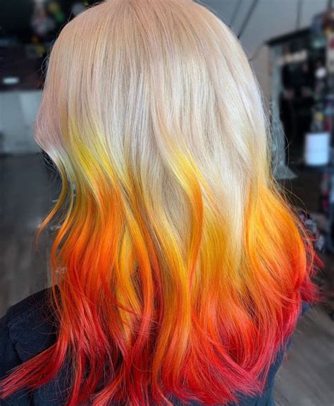 10 Ombre Fire Hairstyle Color Ideas 2024 Beautywaymag