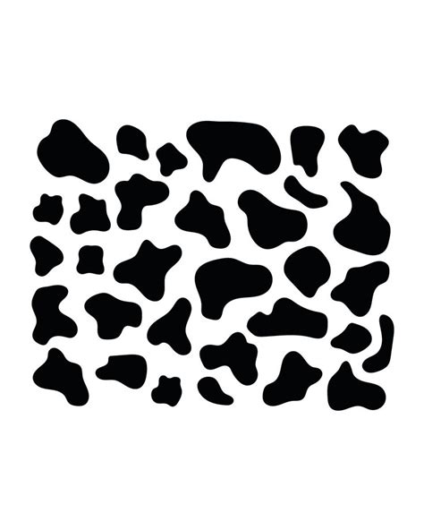 Cow Print, Cow Spots, Cow Print Pattern Instant Download SVG, PNG, EPS ...