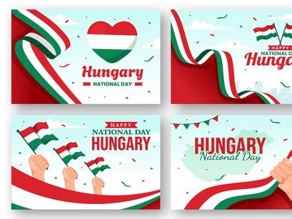 Happy Hungary National Day Illustration By Denayuneep Epicpxls