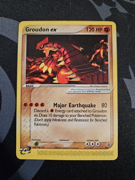 Pok Mon Tcg Groudon Ex Nintendo Black Star Promo E Reader Nm Ebay