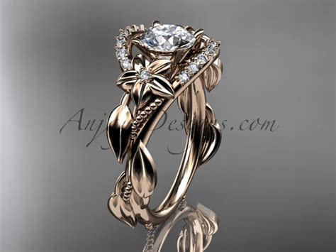 Platinum Diamond Flower Wedding Ring Engagement Ring Wedding Band