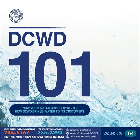 Dcwd 101 Know Your Water Supply System And How Dcwd Brings Water To Its