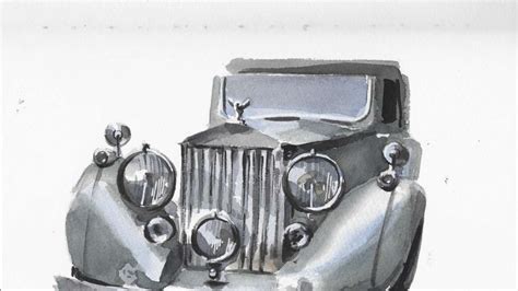 Vintage Car Sketch at PaintingValley.com | Explore collection of ...