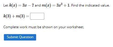 Solved Let K X 3x7 And M X 3x2 1 Find The Indicated Chegg