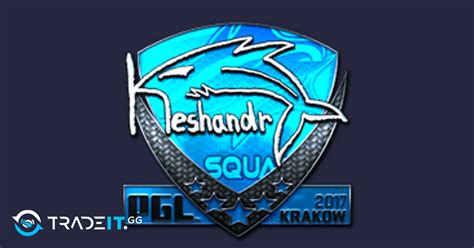 Sticker Keshandr Foil Krakow 2017 Tradeit