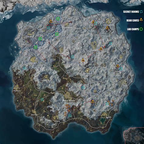 Steam Community Guide Map Of The Secret Rooms And Camps Of The