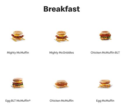 mcdonalds canada breakfast menu 2023 - AllEars.Net