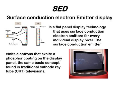 Display Surface Conduction Electron Emitter