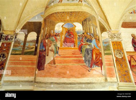 Renaissance Frescos St Benedict Life Painting By Il Sodoma Chiostro