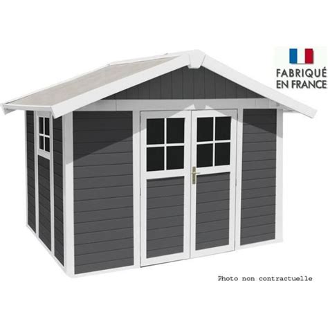 Grosfillex Abri De Jardin Déco 7 5 M² En Pvc Gris Clair Avec Kit De