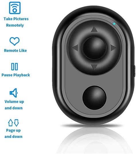 Bluetooth Page Turner Tiktok Remote Multifunction Camera Shutter